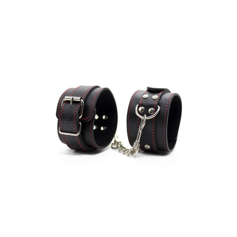 Pin Buckle Red Line Handcuffs / Shackle