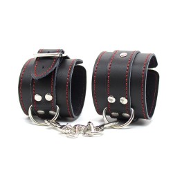 Pin Buckle Red Line Handcuffs / Shackle