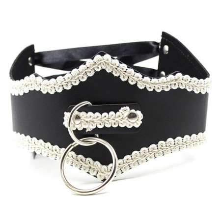 Adjustable O Ring Lace Collar