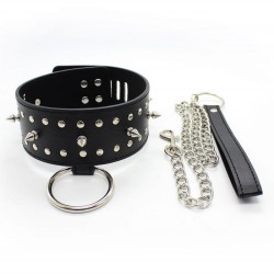 O Ring Neck Collar with Spikes