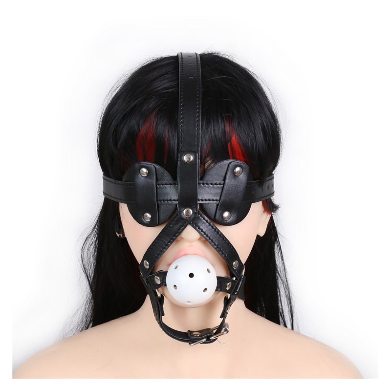 Gag with Blinder Eyes Detachable