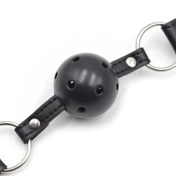 Breatheable Ball Gag with Nipple Clamps