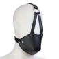 Leather Harness With Rubber Gag