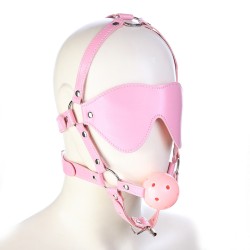 Harness Ball Gag With Blinder