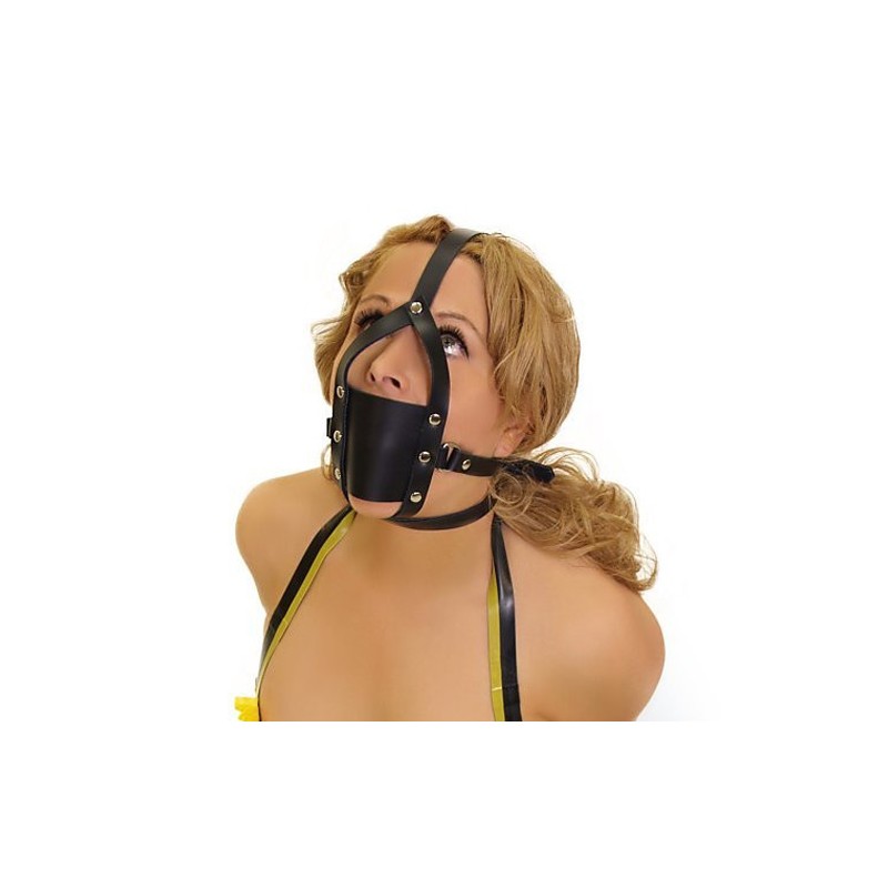 Cross Strap Panel Ball Gag Trainer