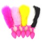 Bunny Tail Silicone Butt Plug Pet Play Tail