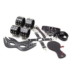 Spike 7 Piece Bondage Kit With Hogtie Kit