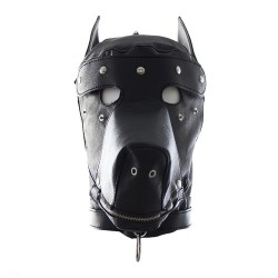 Dog Hood with Detachable Blindfold