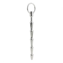 Medium Metal Penis Plug With Pull Ring