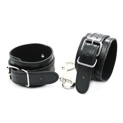 Three Nail Pin Buckle Wrist and Ankle Cuffs