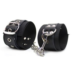 Double Nail Row Nylon Bondag Cuffs