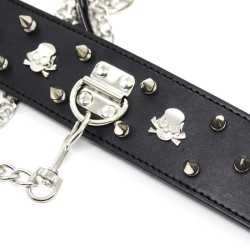 Collar Lockable With  Full Spikes