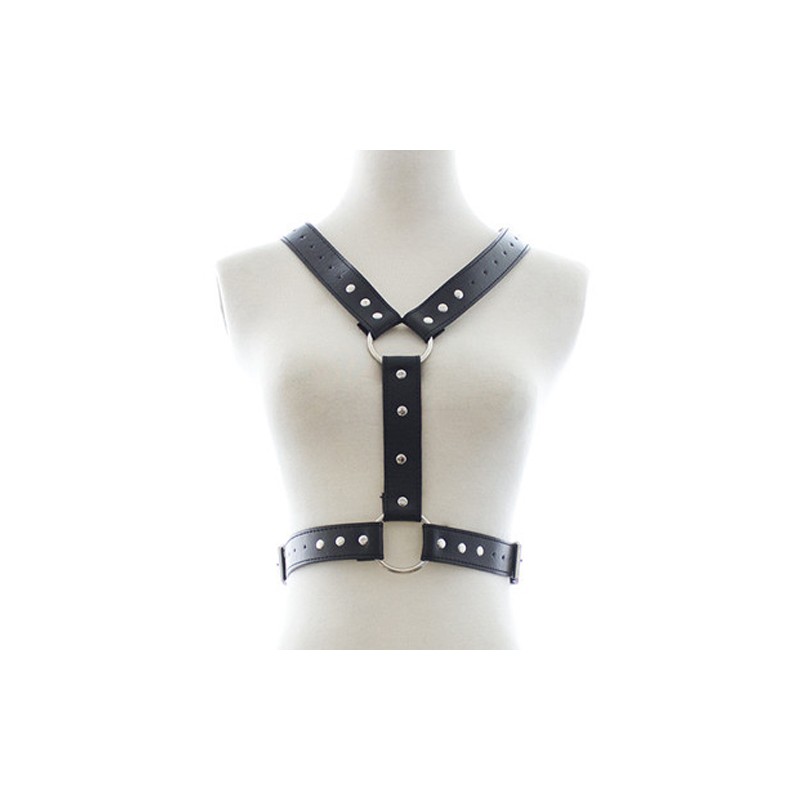 Male Leather Strap Harness