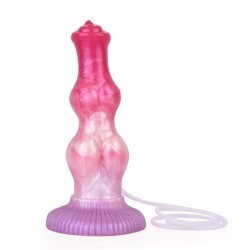 Ejaculating Peachy Colorful Realistic Dildo- 21