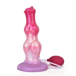 Ejaculating Peachy Colorful Realistic Dildo- 21