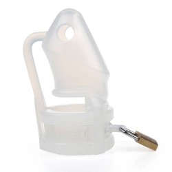 Chastity Cage Silicone Birdlocked - Transparent