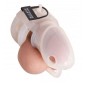 Chastity Cage Silicone Birdlocked - Transparent