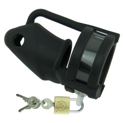 Chastity Cage Silicone Birdlocked - Black