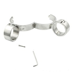 Heavy Duty Neck-Wrist Siamese Handcuffs