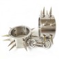 Spiked Stainless Steel Ankle/Wrist Cuffs