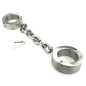 Super Heavy Bondage Ankle Cuffs With Chain - 4 KG