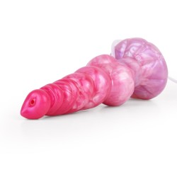 Ejaculating Peachy Colorful Realistic Dildo- 16