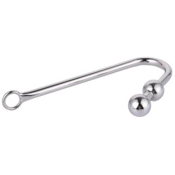 Double Ball Steel Anal Hook