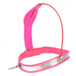 Curve-T Premium Female Chastity Belt with Locking Cover