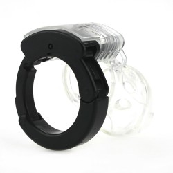 Adjustable Male Cock Cuff Chastity Device - Clear