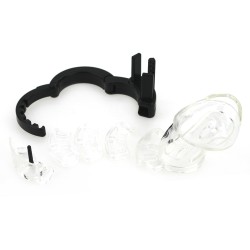 Adjustable Male Cock Cuff Chastity Device - Clear