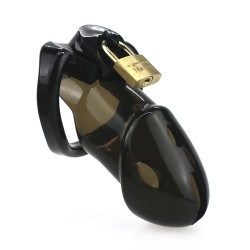 Rikers Locking Chastity Device - Black