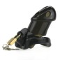 Rikers Locking Chastity Device - Black