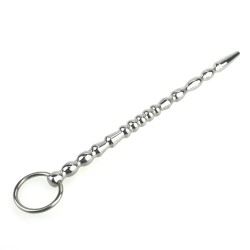 Stainless Steel Ribbed Urethral Dilator - 8.2"