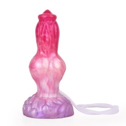 Ejaculating Peachy Colorful Realistic Dildo- 13