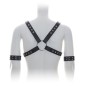 Male Chest Harness With Arm Cuffs