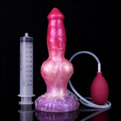 Ejaculating Peachy Colorful Realistic Dildo- 10