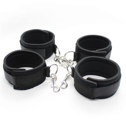 Bed Bindings Restraint Kit - Sponge Cuffs