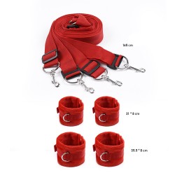 Bed Bondage Restraint Kit - Villus Cuffs