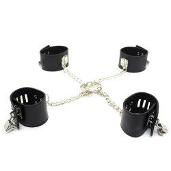 Locking Stay-Put Hog Tie Restraints With Chain