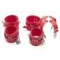 Locking Adjustable Wrist and Ankle Cuffs Set