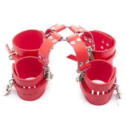 Locking Adjustable Wrist and Ankle Cuffs Set