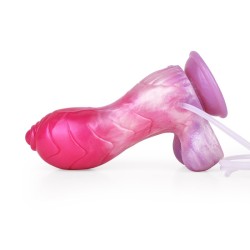 Ejaculating Peachy Colorful Realistic Dildo- 04