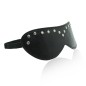 Black Leather Blindfold Mask