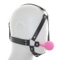 Premium Hush Silicone Ball Gag Harness