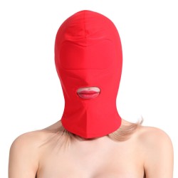 Disguise Open Mouth Hood with Padded Blindfold