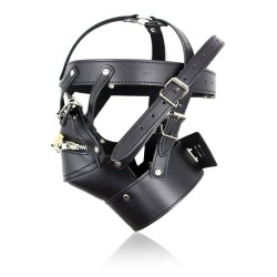 Strict PVC Zipper Harness Hood