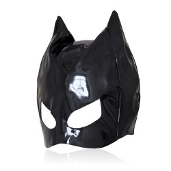 Bondage mask black Cat