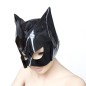 Bondage mask black Cat