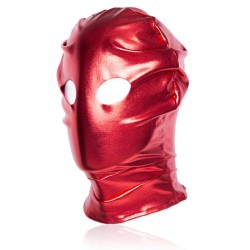 Patent Leather Hood with Open Eyes