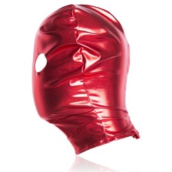 Patent Leather Hood with Open Eyes